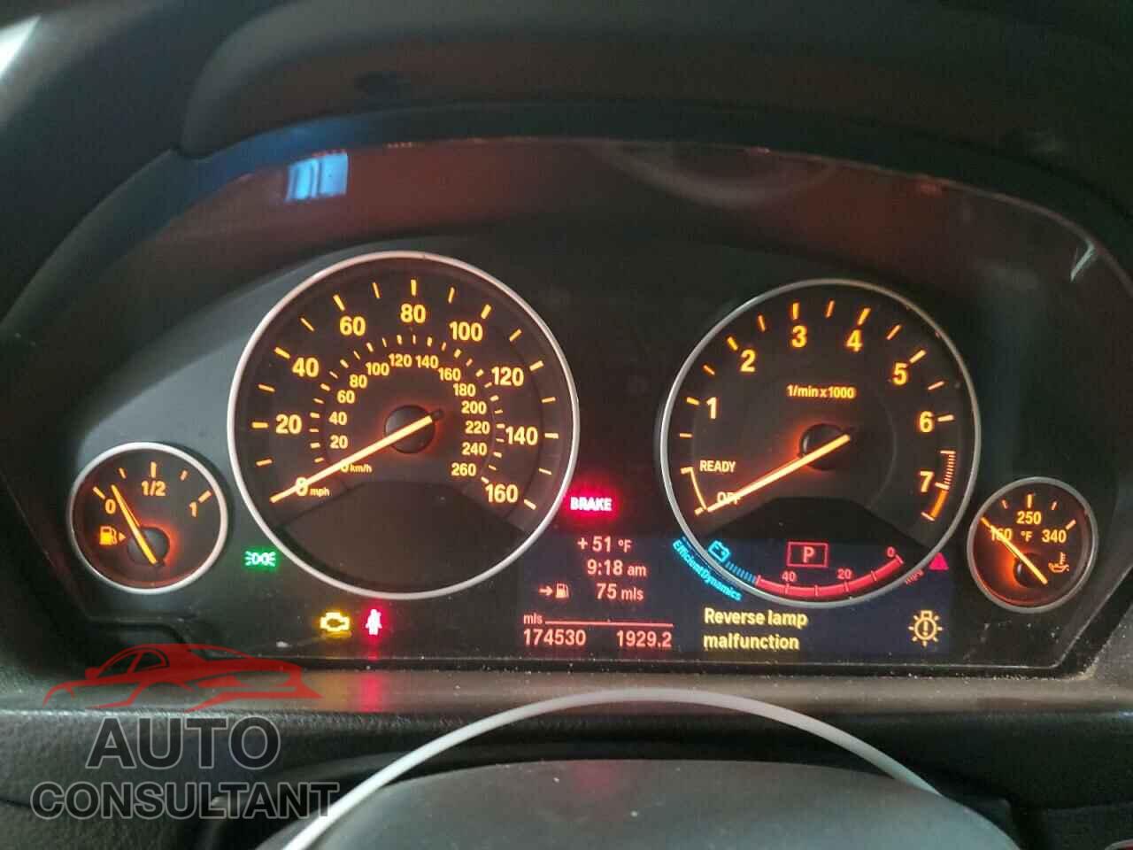 BMW 3 SERIES 2013 - WBA3B3C56DF532966