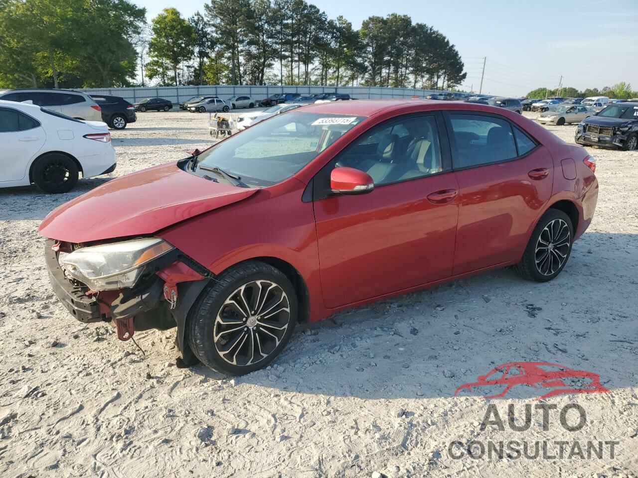 TOYOTA COROLLA 2016 - 2T1BURHE3GC719938