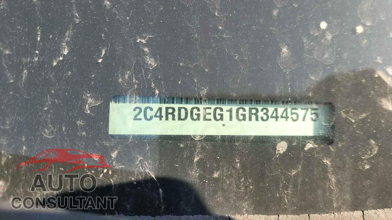 DODGE CARAVAN 2016 - 2C4RDGEG1GR344575
