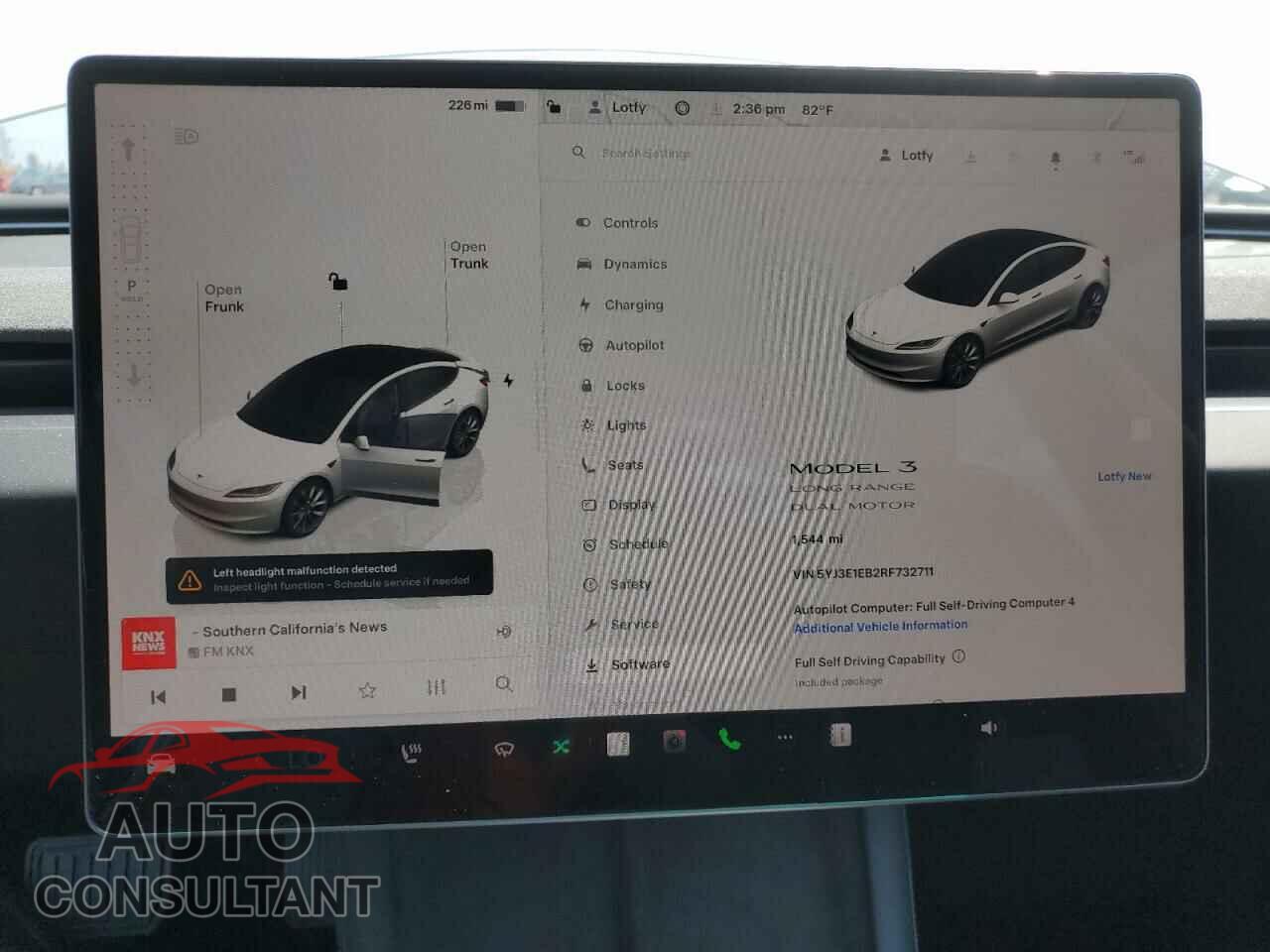 TESLA MODEL 3 2024 - 5YJ3E1EB2RF732711
