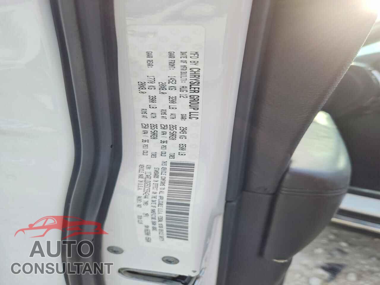 DODGE DURANGO 2013 - 1C4RDJDG5DC554244