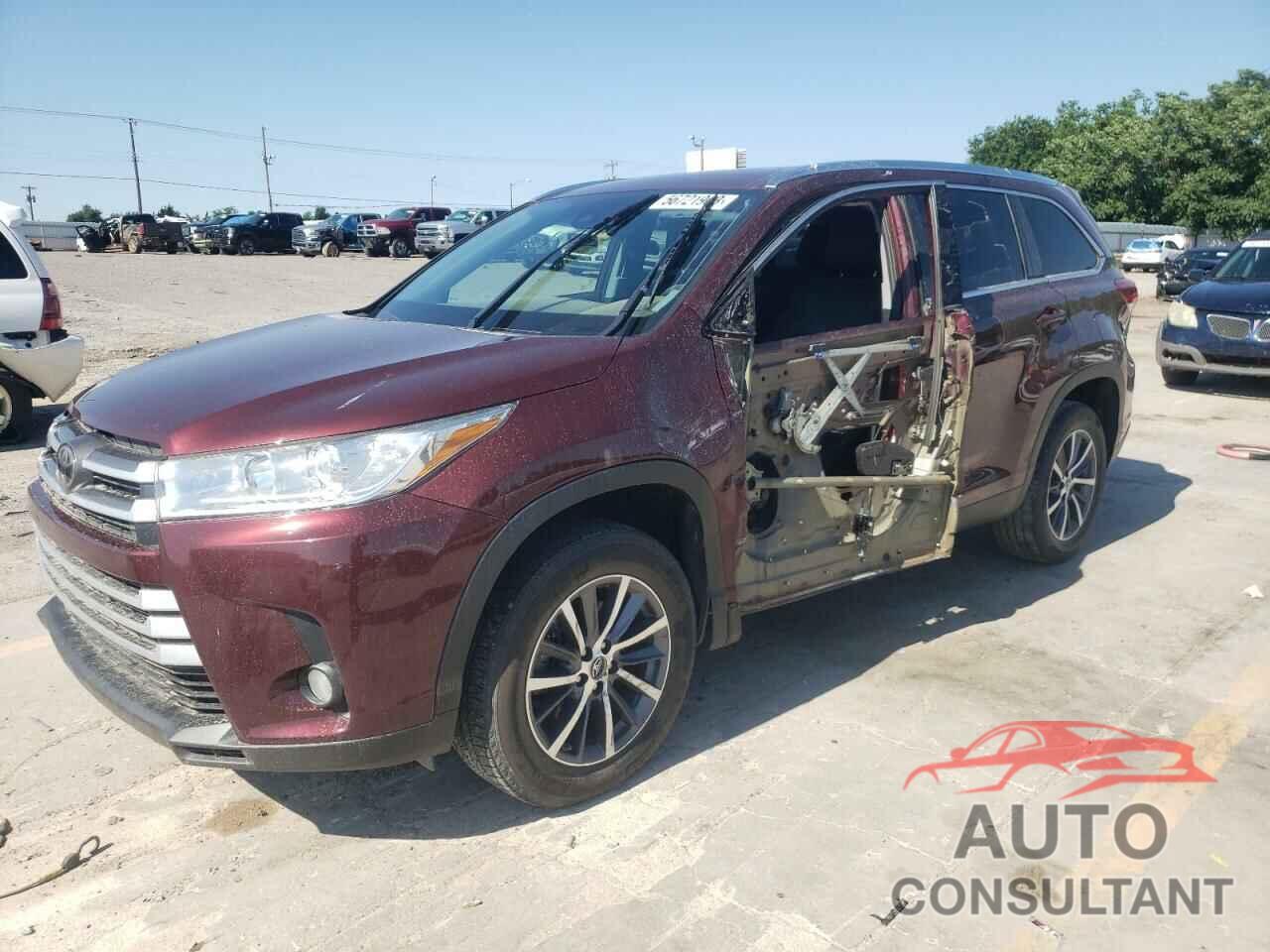 TOYOTA HIGHLANDER 2019 - 5TDKZRFH6KS291636