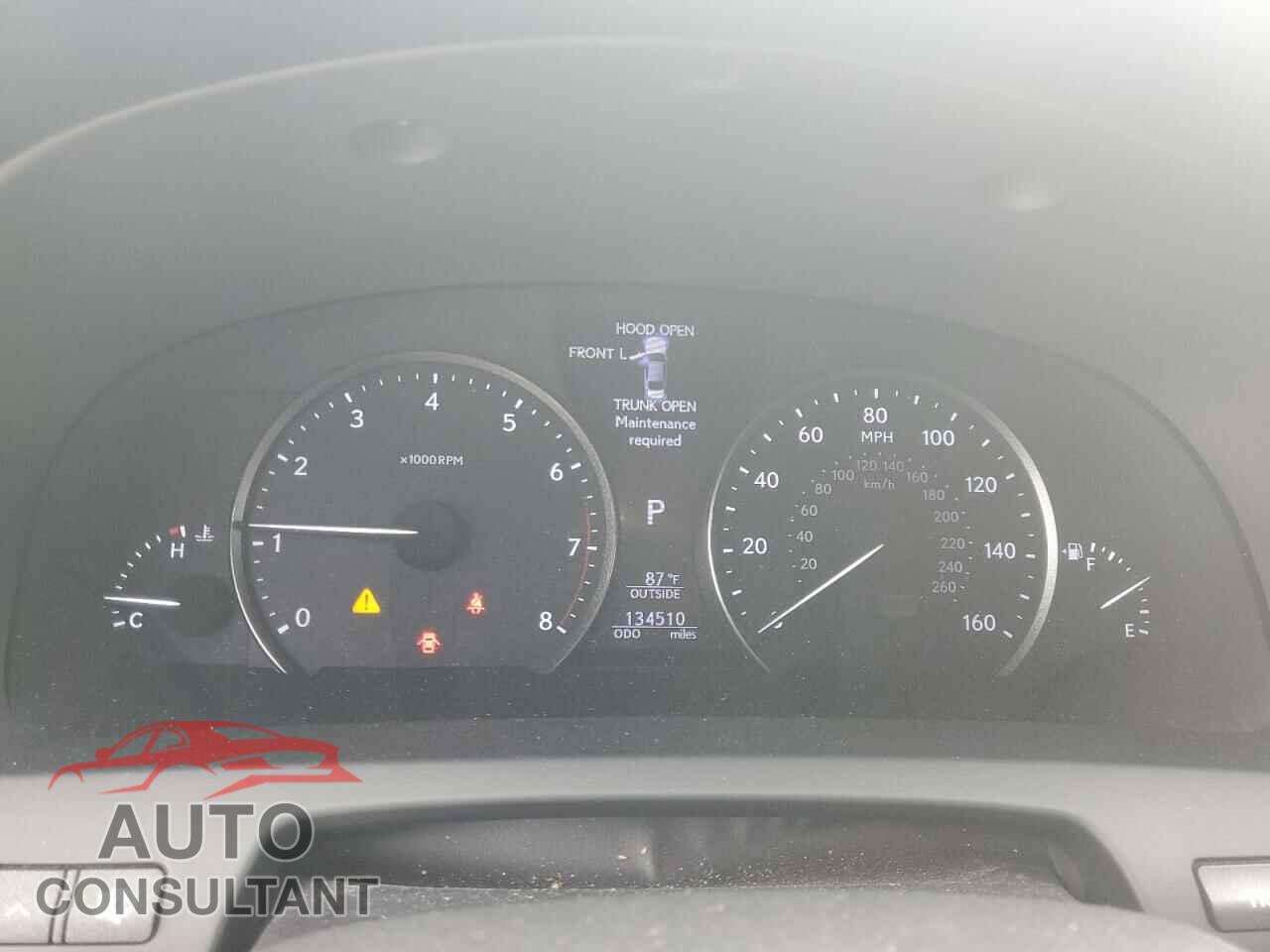 LEXUS LS460 2013 - JTHBL5EF1D5120309