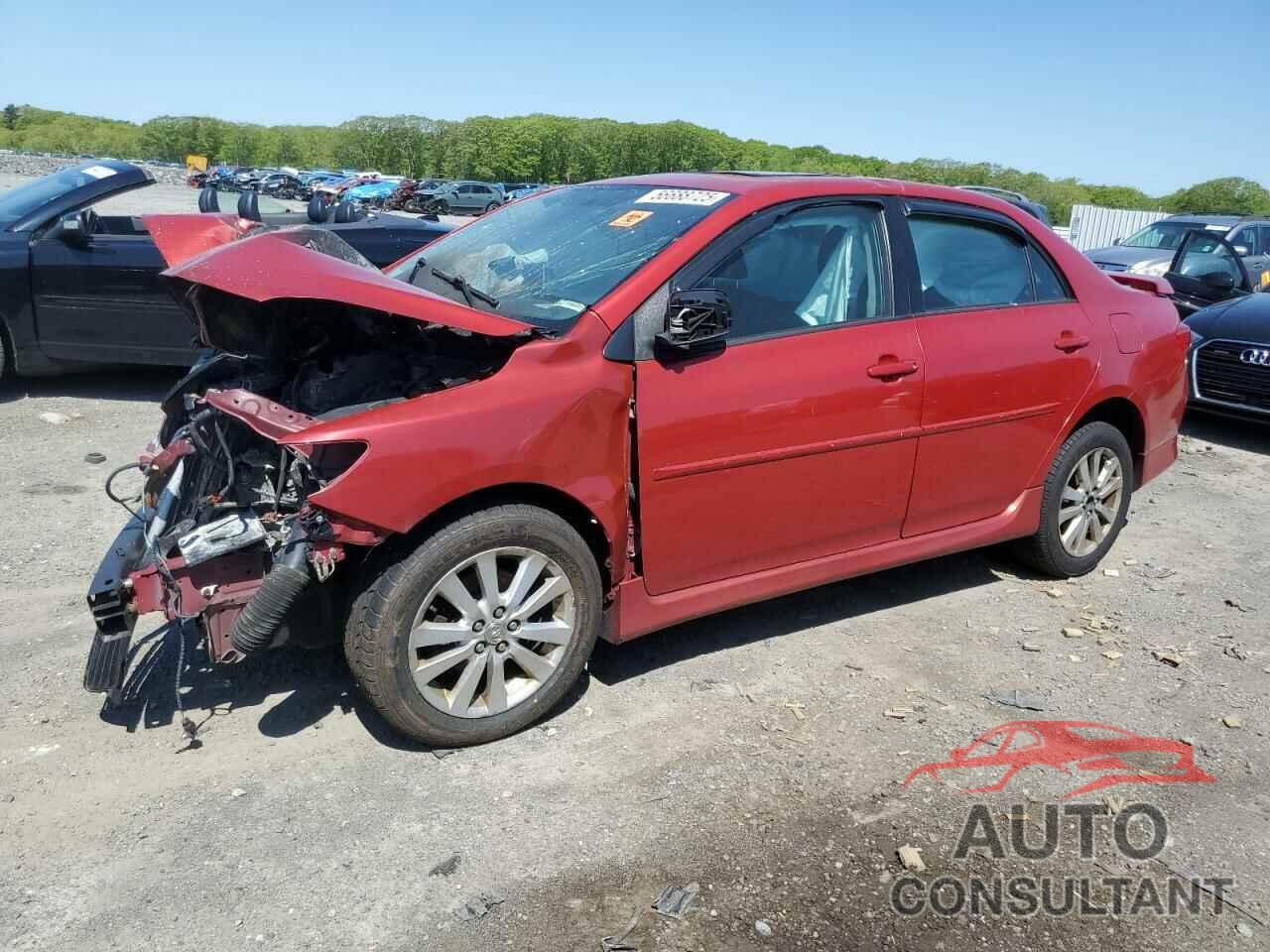 TOYOTA COROLLA 2009 - 1NXBU40E39Z052157