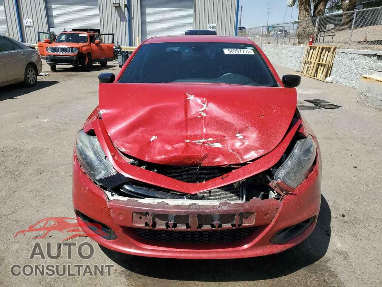 DODGE DART 2016 - 1C3CDFBB6GD504692