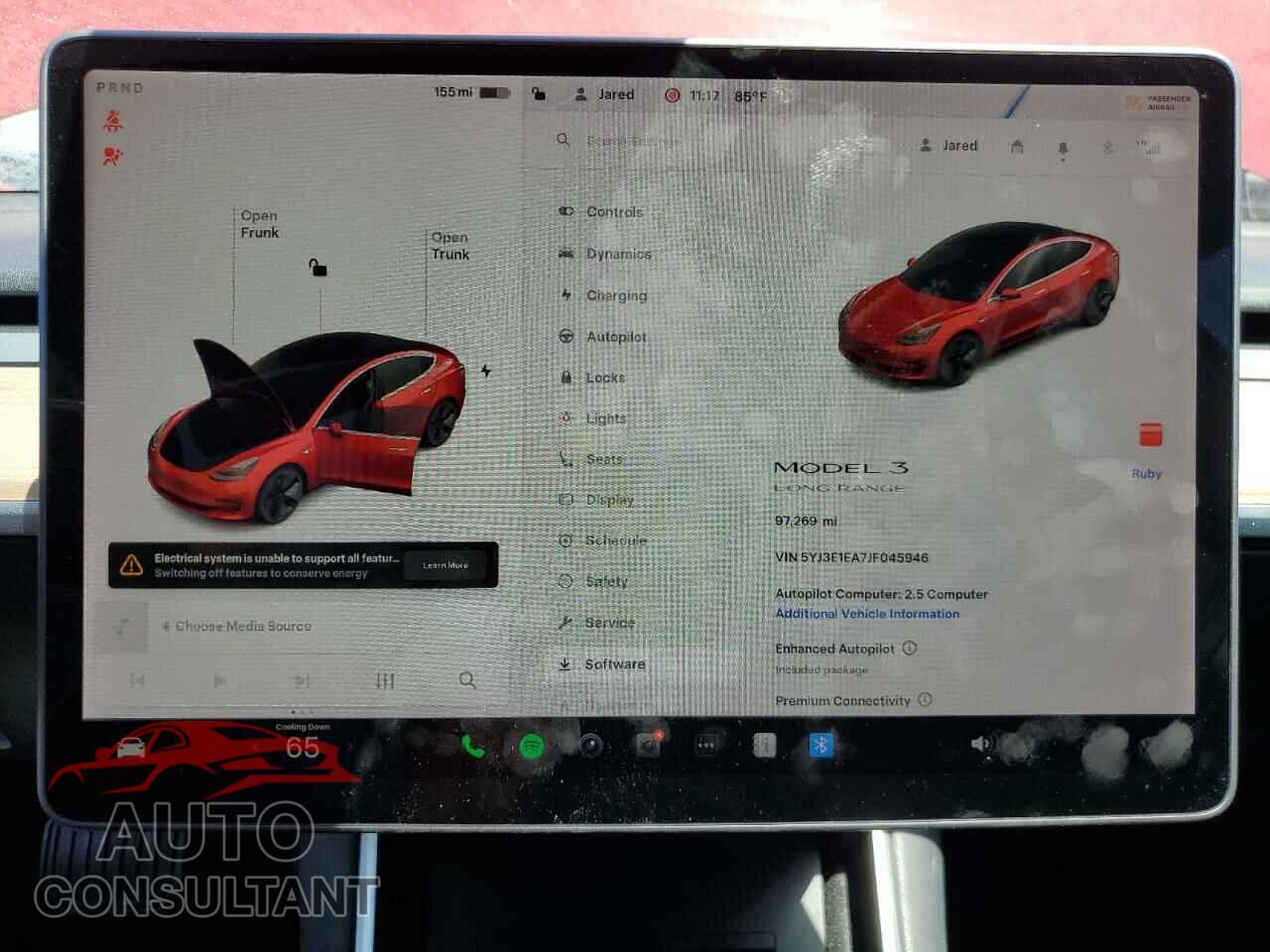 TESLA MODEL 3 2018 - 5YJ3E1EA7JF045946