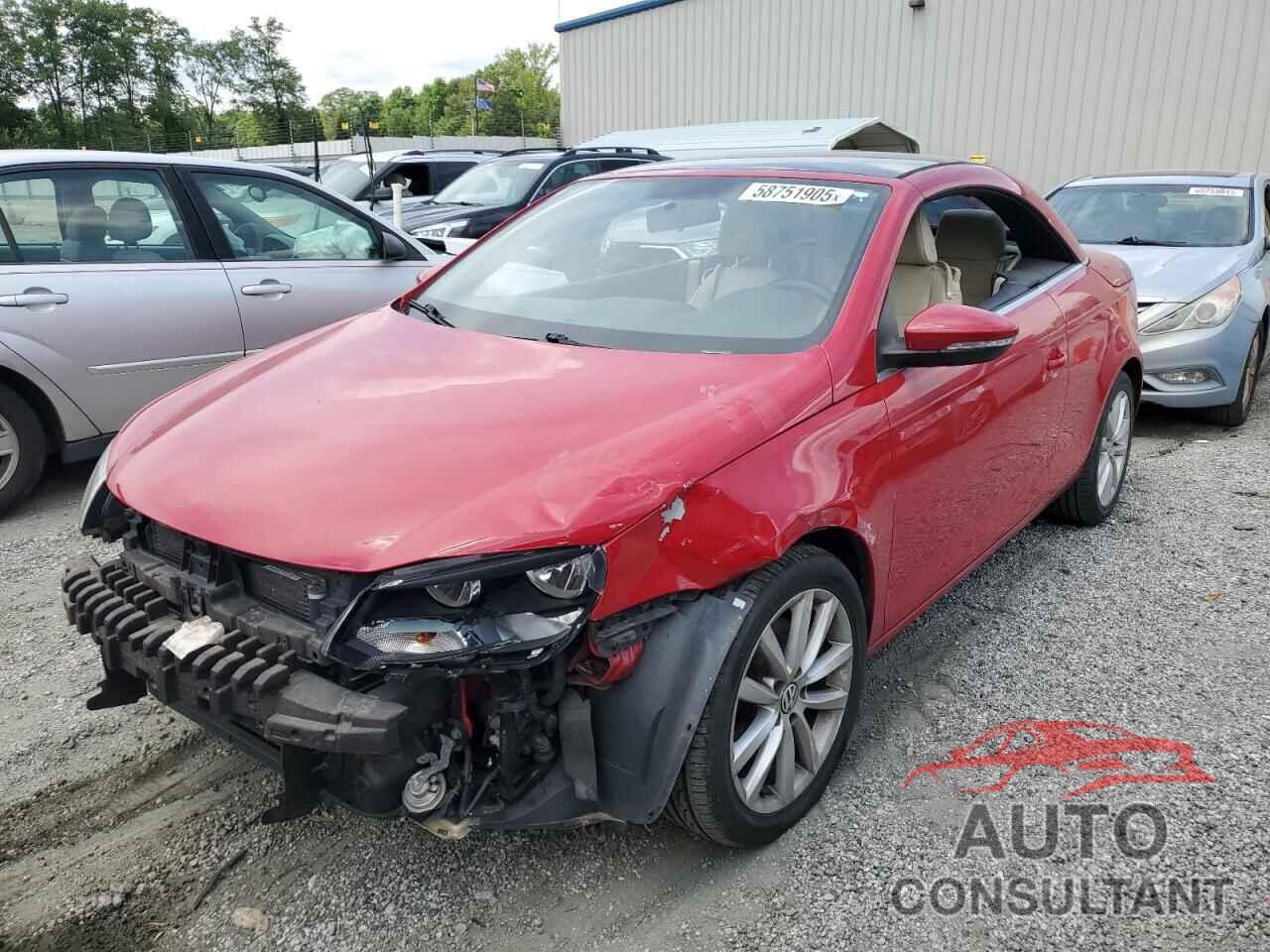 VOLKSWAGEN EOS 2012 - WVWBW7AH2CV011884