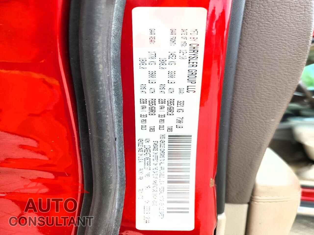 DODGE DURANGO 2011 - 1D4SE4GTXBC595137