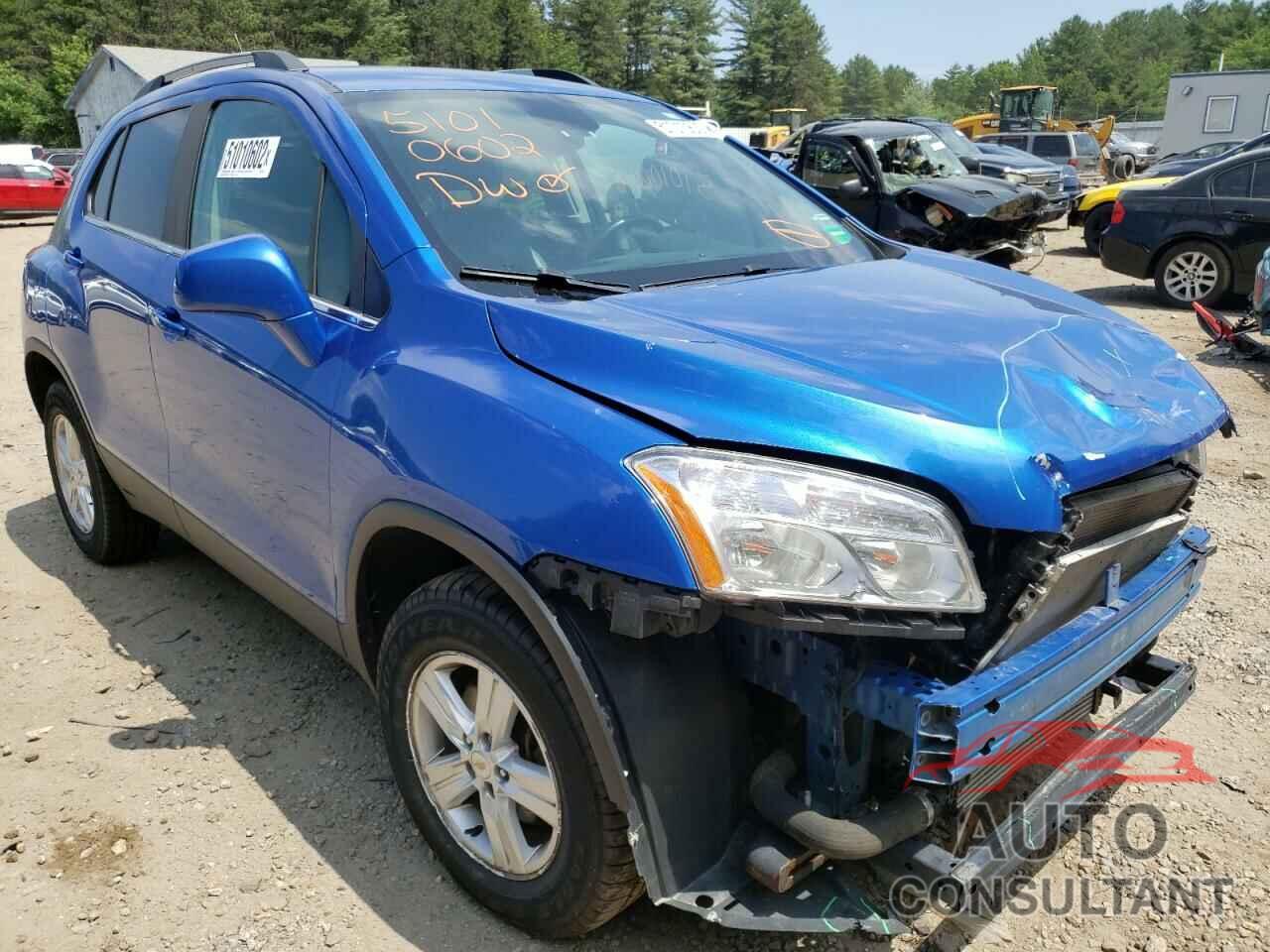 CHEVROLET TRAX 2016 - KL7CJPSB1GB760113