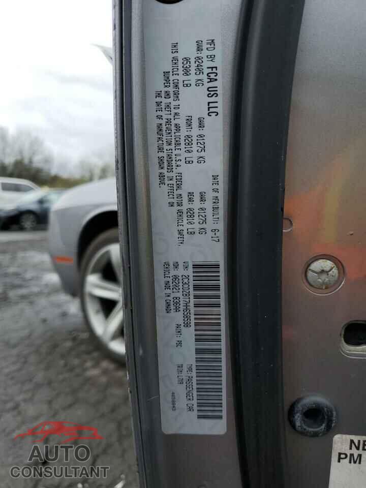 DODGE CHALLENGER 2017 - 2C3CDZBT7HH658598