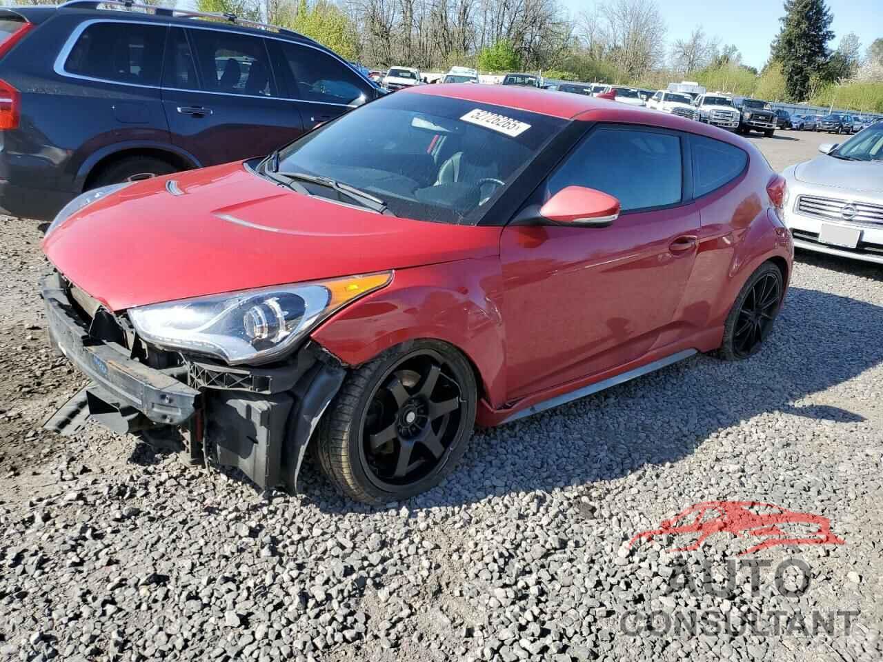 HYUNDAI VELOSTER 2013 - KMHTC6AE3DU160790