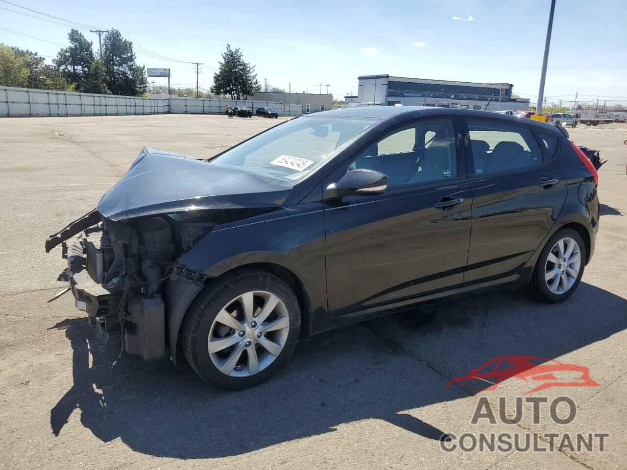 HYUNDAI ACCENT 2013 - KMHCU5AE9DU102447