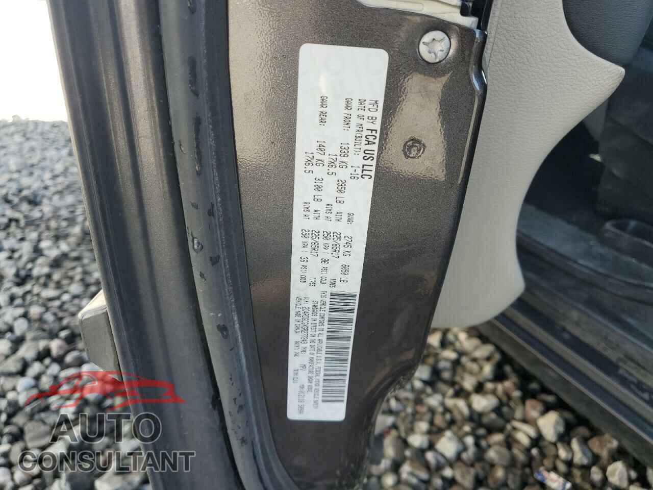 DODGE CARAVAN 2016 - 2C4RDGCGXGR277249