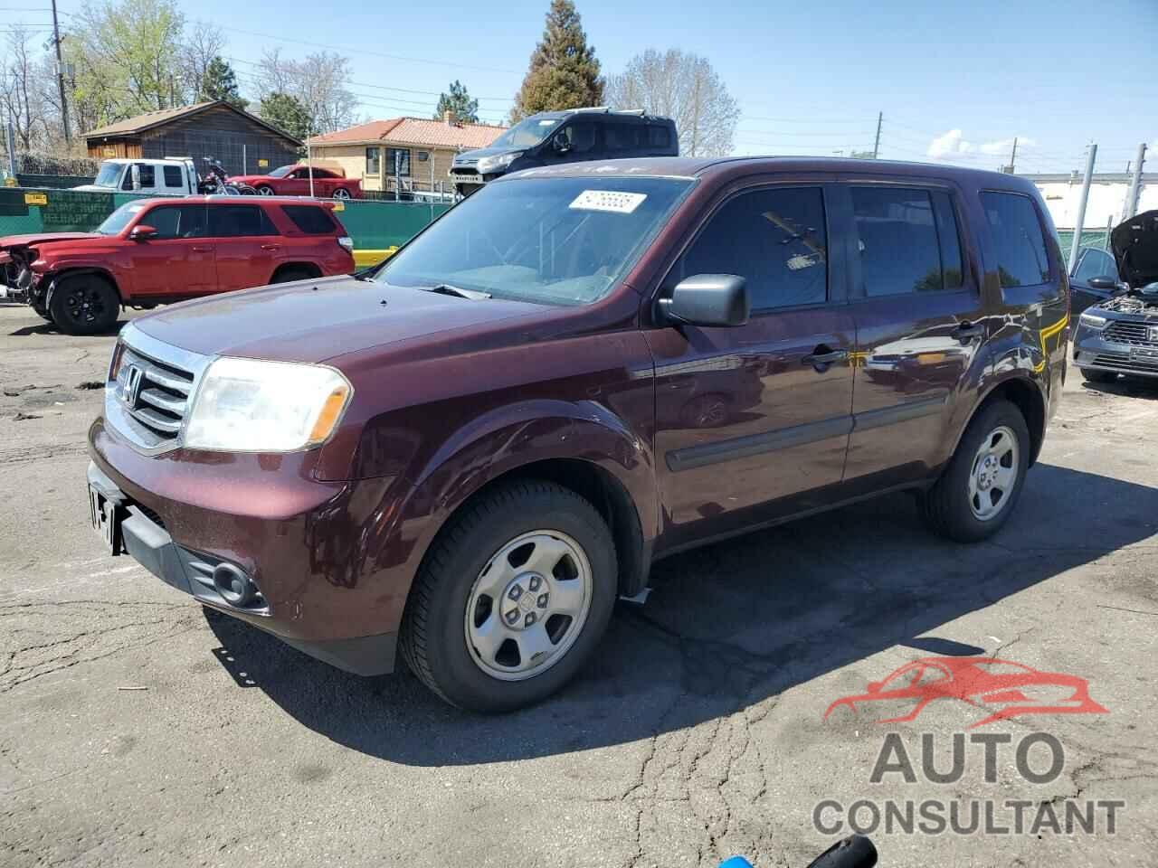 HONDA PILOT 2013 - 5FNYF4H28DB024584