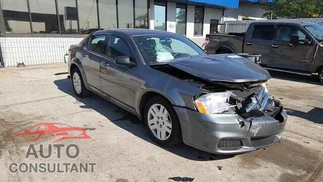 DODGE AVENGER 2012 - 1C3CDZAB8CN157700