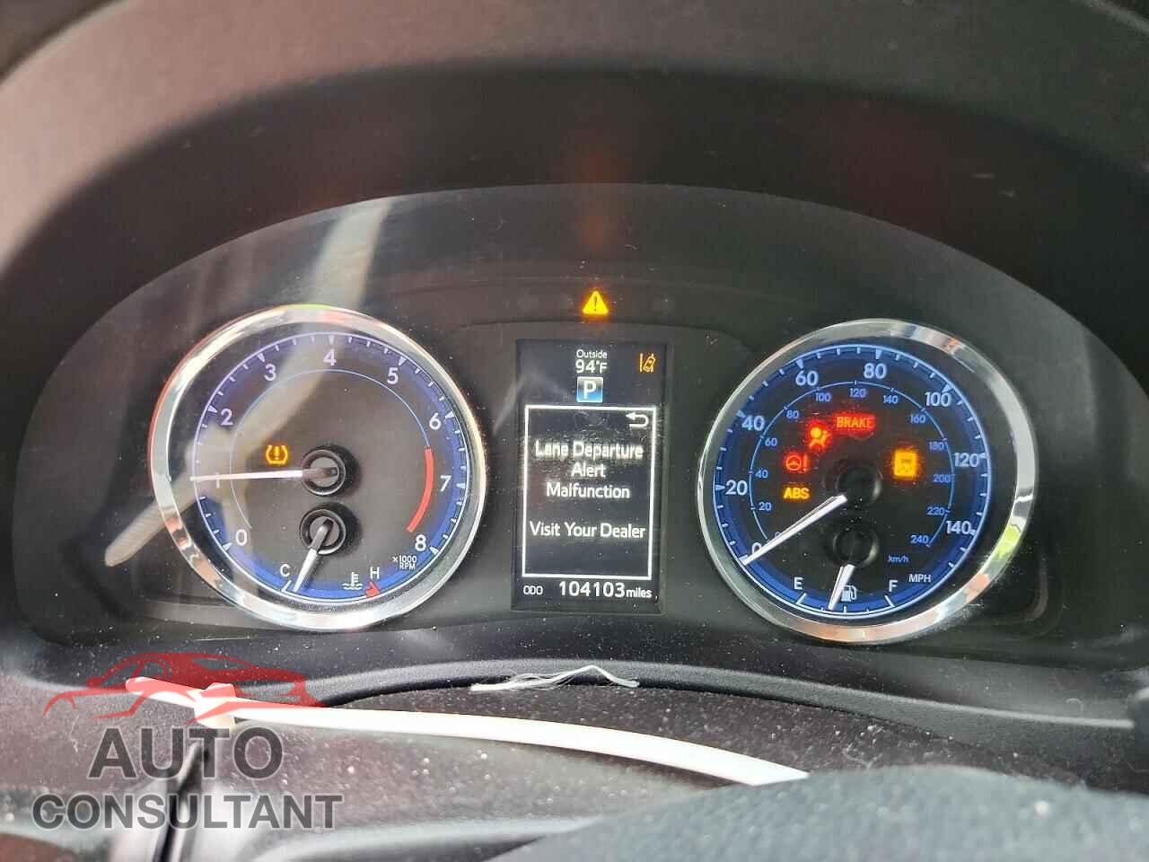 TOYOTA COROLLA 2017 - 2T1BURHEXHC954807