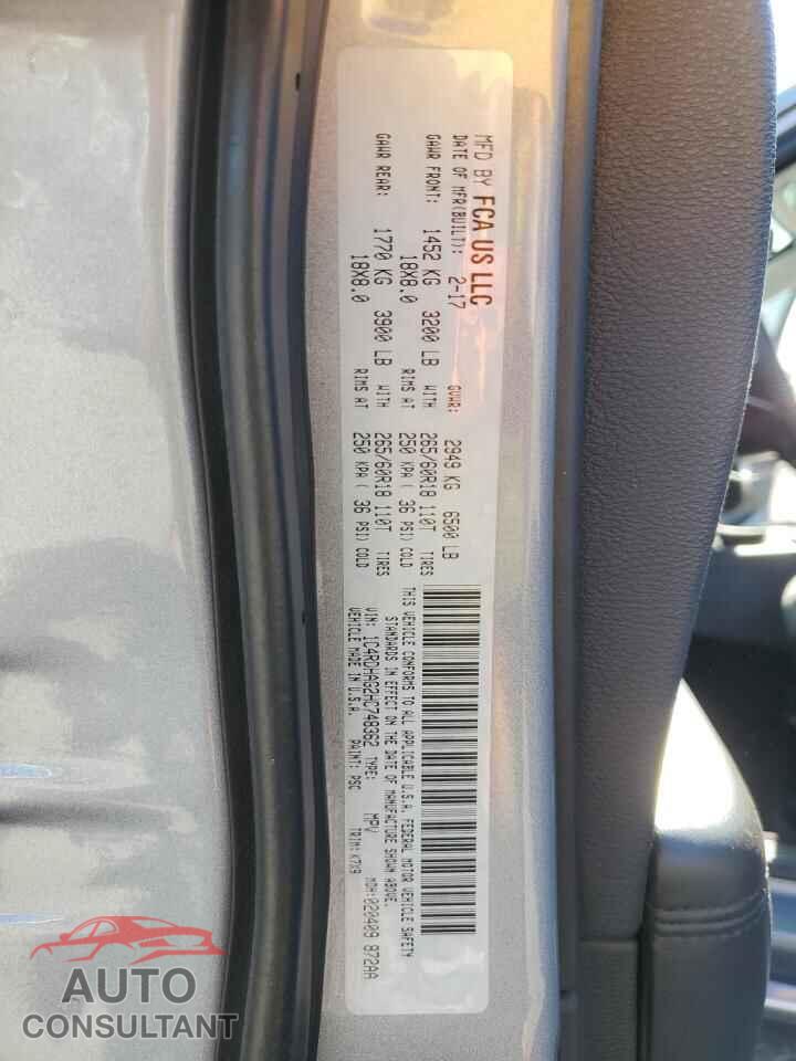 DODGE DURANGO 2017 - 1C4RDHAG2HC748362