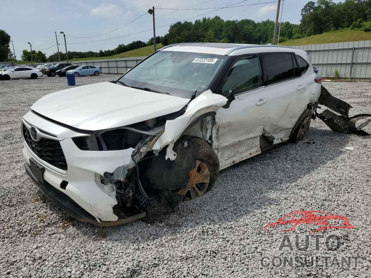 TOYOTA HIGHLANDER 2020 - 5TDGZRAH9LS504383