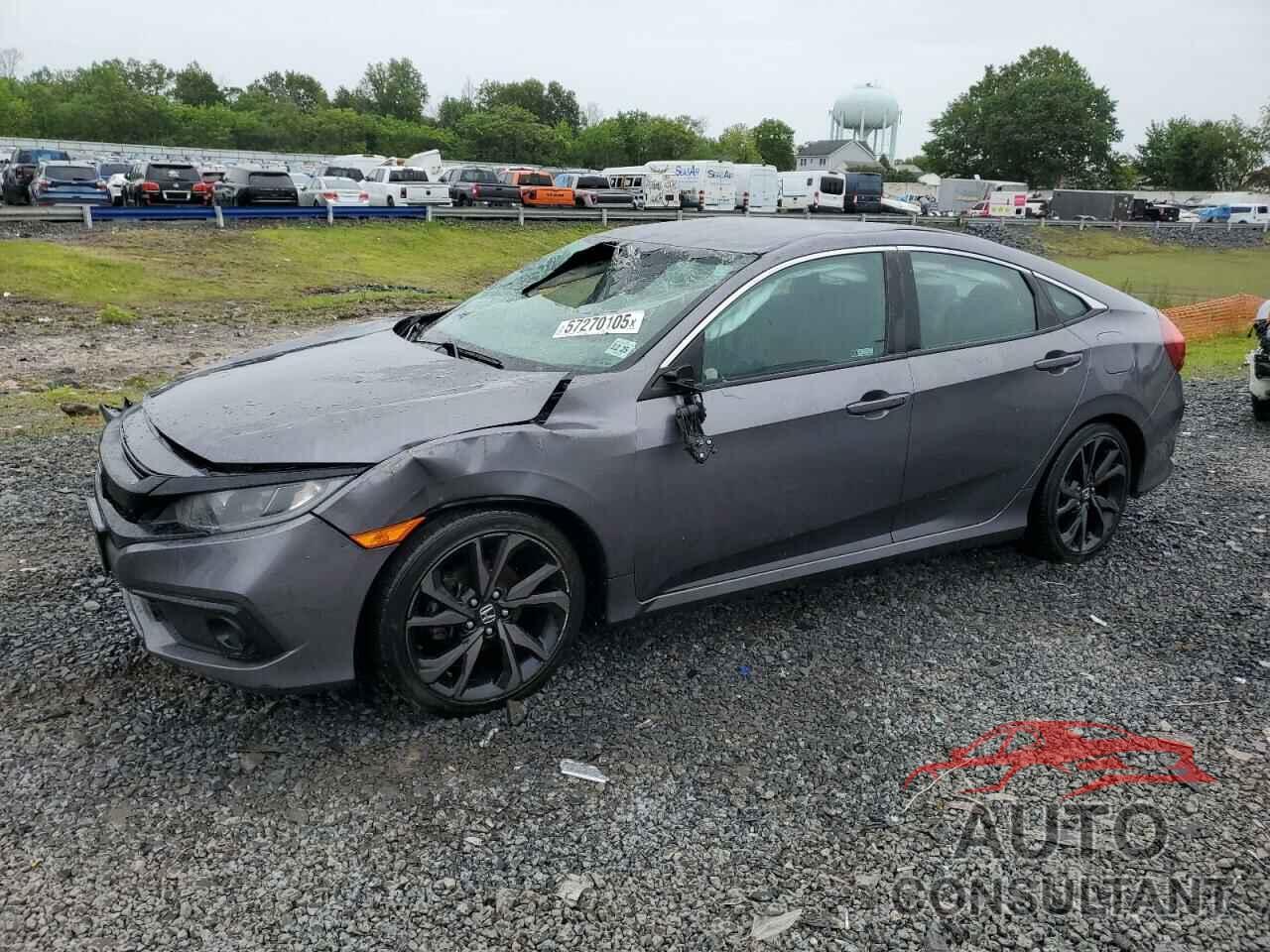 HONDA CIVIC 2020 - 19XFC2F83LE216009