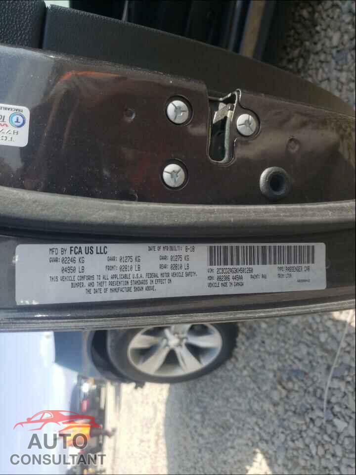 DODGE CHALLENGER 2019 - 2C3CDZAG3KH501260