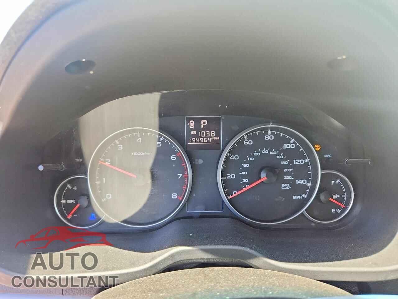 SUBARU OUTBACK 2014 - 4S4BRBCC0E3299832