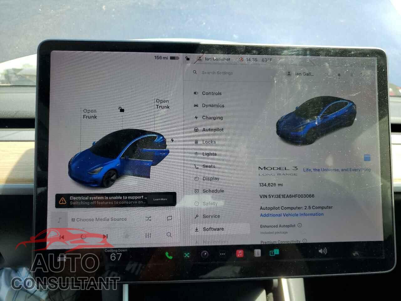 TESLA MODEL 3 2017 - 5YJ3E1EA6HF003066