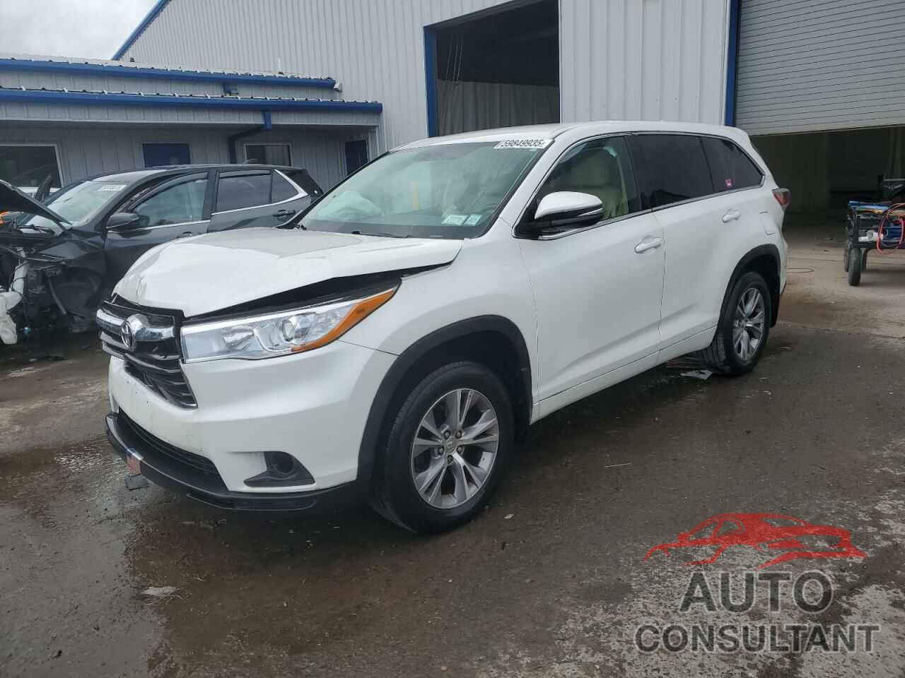 TOYOTA HIGHLANDER 2015 - 5TDBKRFHXFS147971