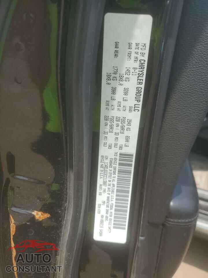 DODGE DURANGO 2012 - 1C4RDJDG3CC113887