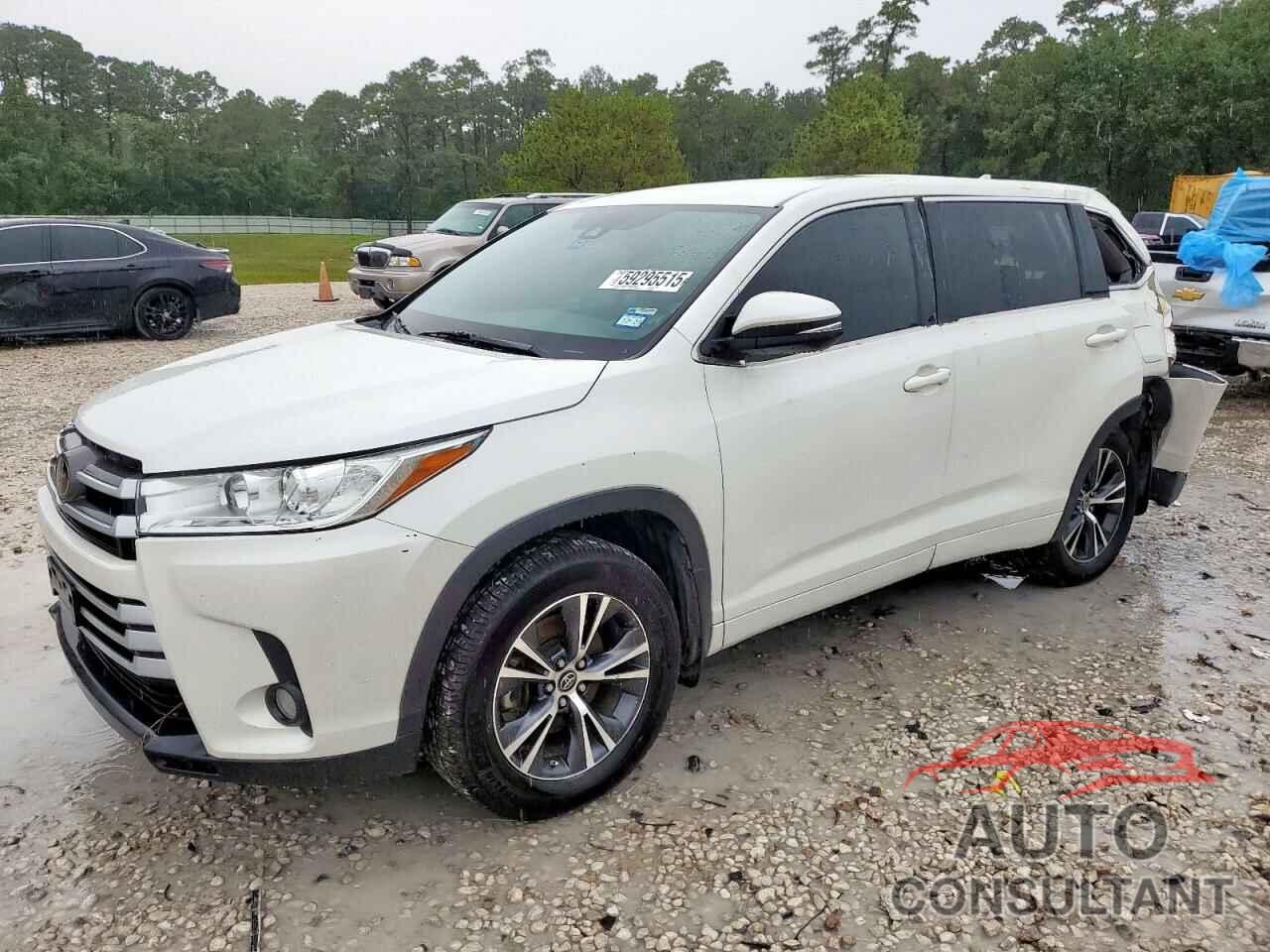TOYOTA HIGHLANDER 2018 - 5TDZZRFH2JS241099