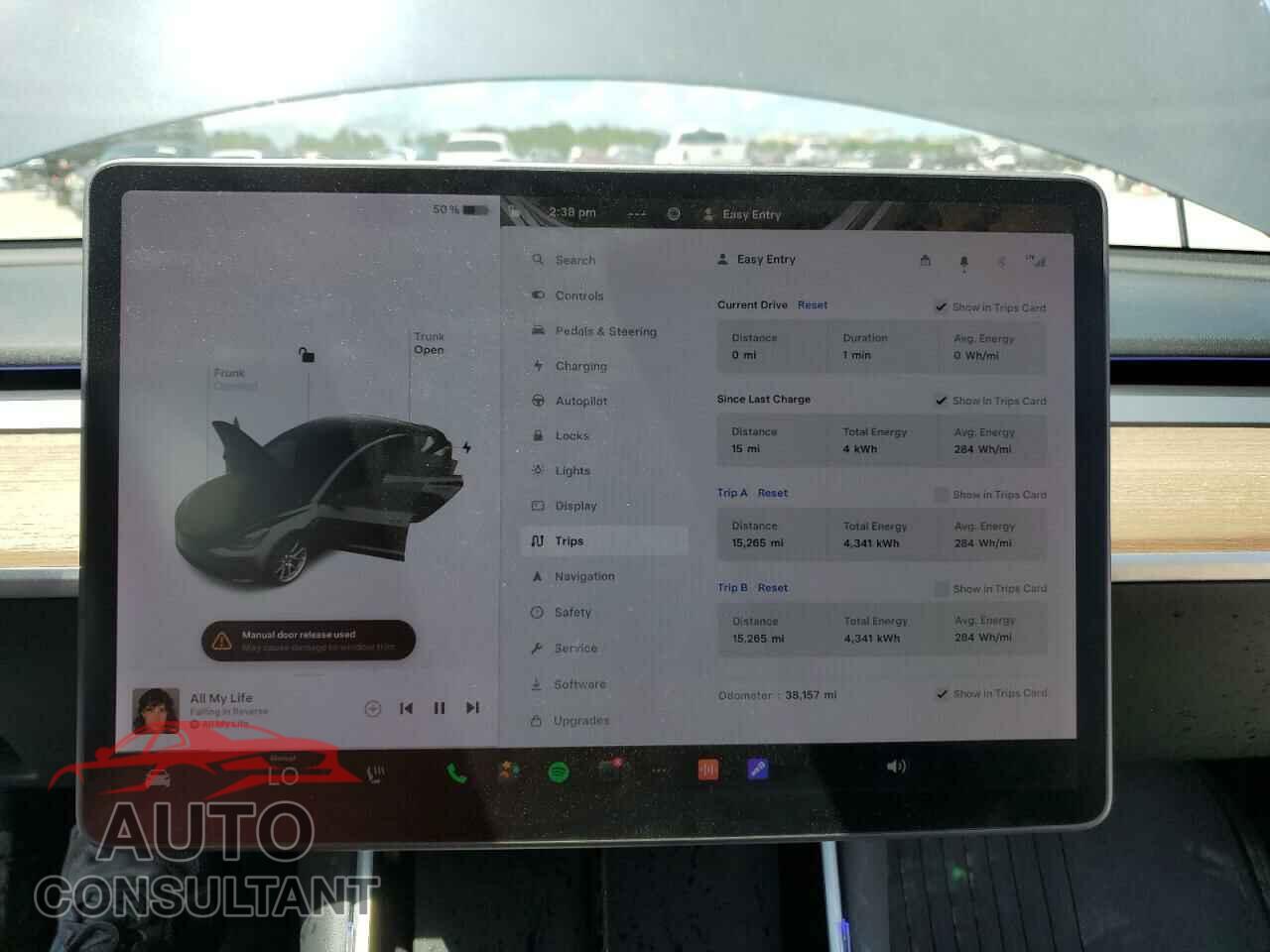 TESLA MODEL 3 2020 - 5YJ3E1EB8LF616257