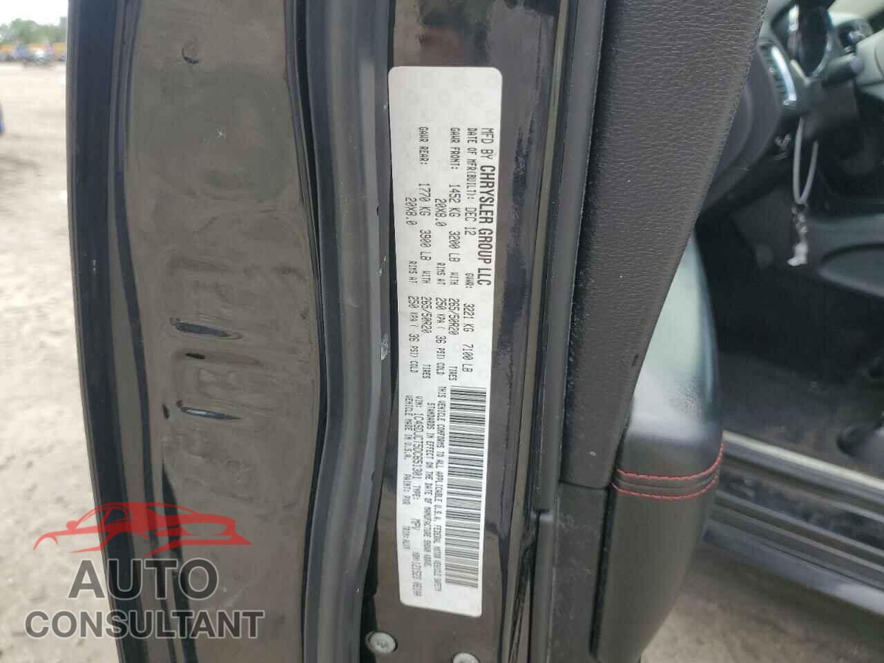 DODGE DURANGO 2013 - 1C4SDJCT5DC651301