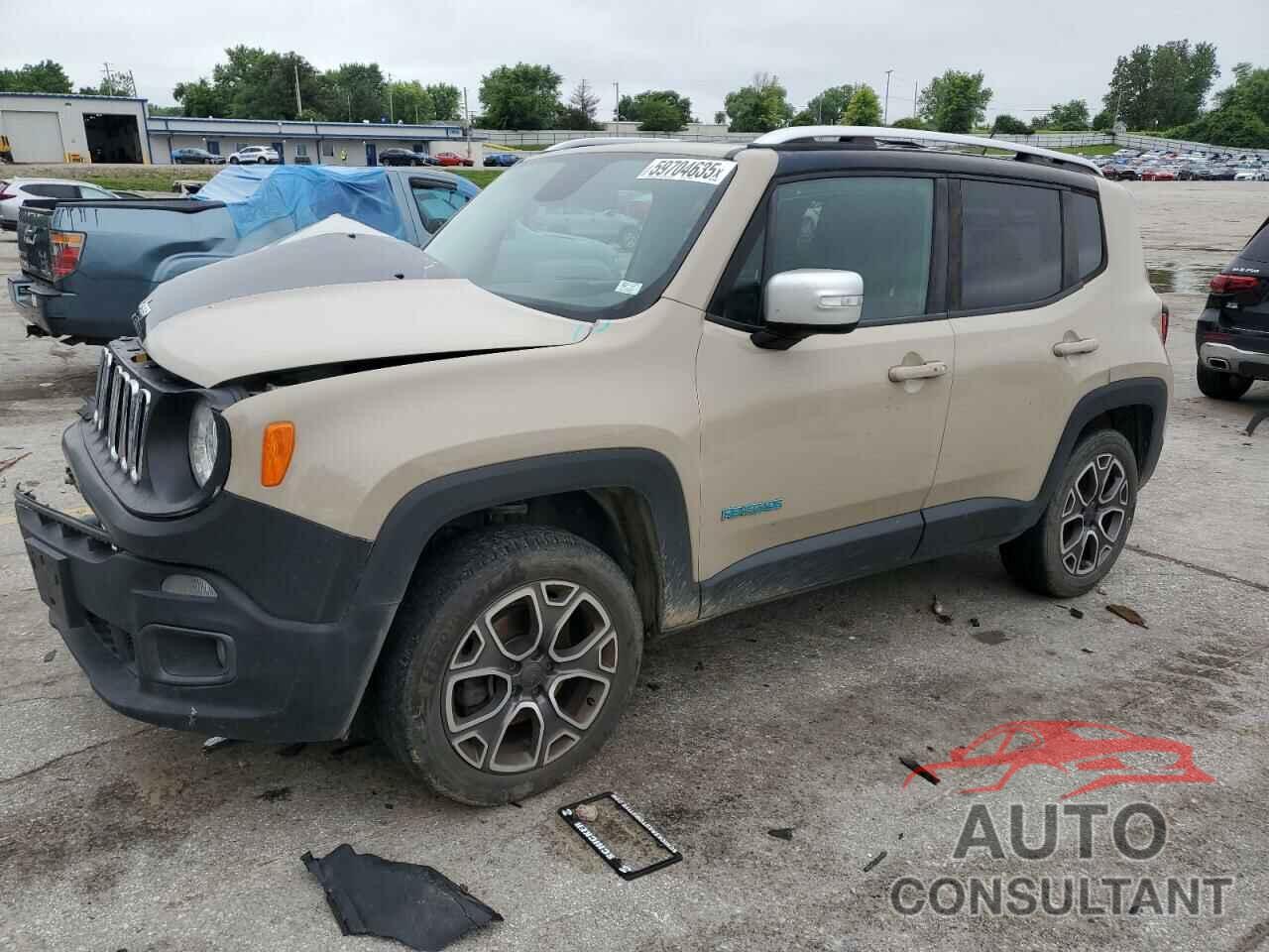 JEEP RENEGADE 2015 - ZACCJBDT0FPB60492