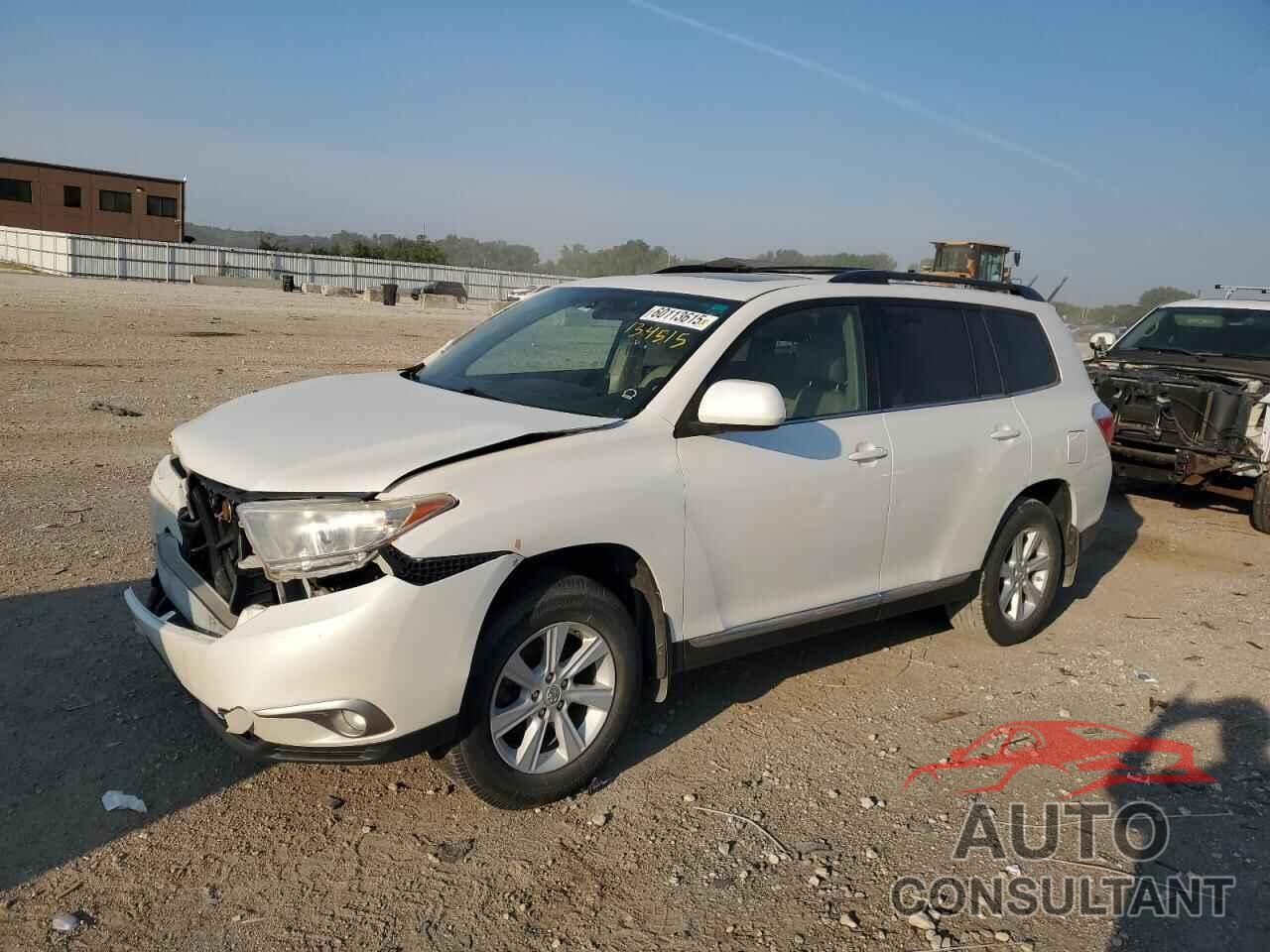 TOYOTA HIGHLANDER 2013 - 5TDZK3EH4DS134515