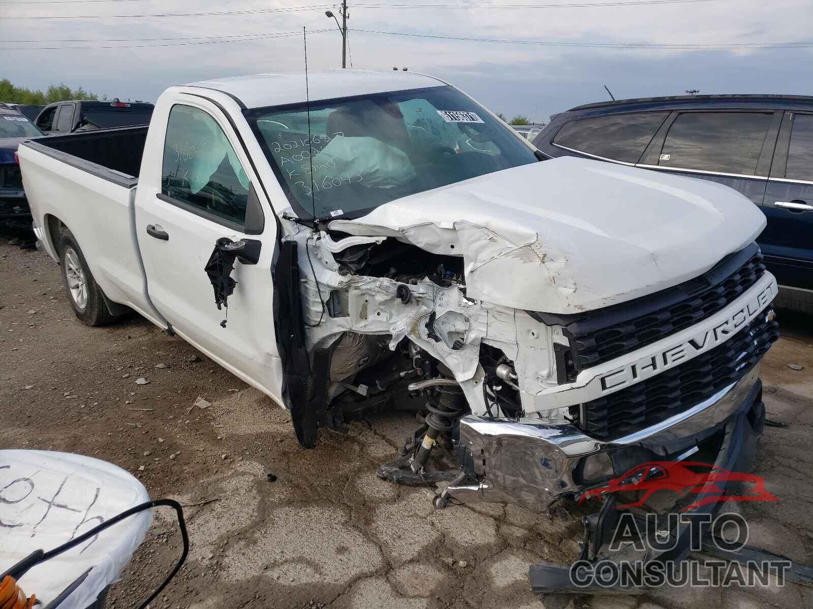 CHEVROLET SILVERADO 2021 - 3GCNWAEF6MG316043
