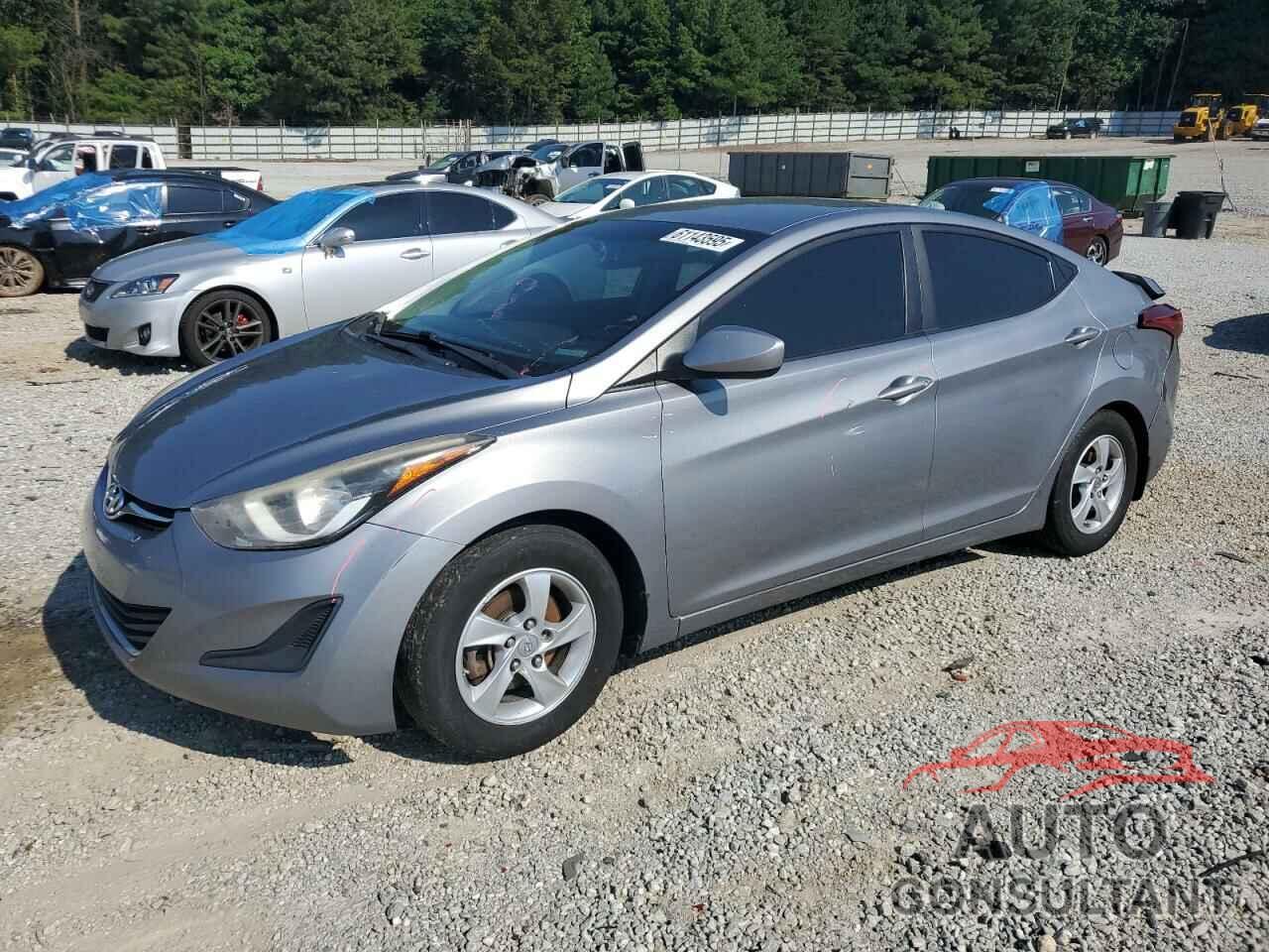 HYUNDAI ELANTRA 2014 - KMHDH4AE8EU061894