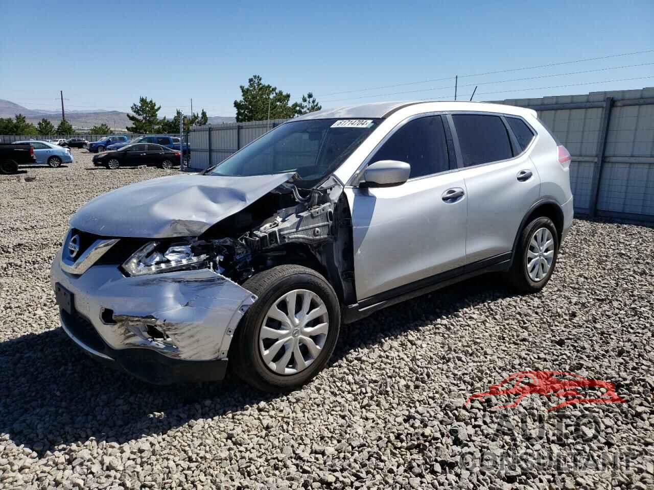 NISSAN ROGUE 2016 - KNMAT2MT3GP709728