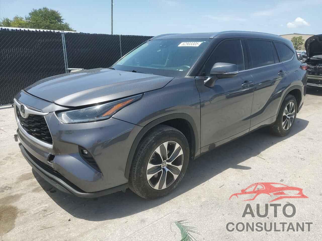 TOYOTA HIGHLANDER 2021 - 5TDGZRAH0MS527164