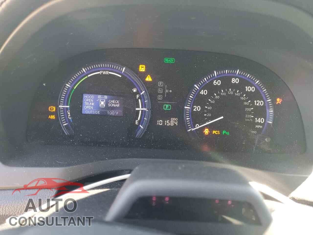LEXUS HS 2011 - JTHBB1BA7B2045585