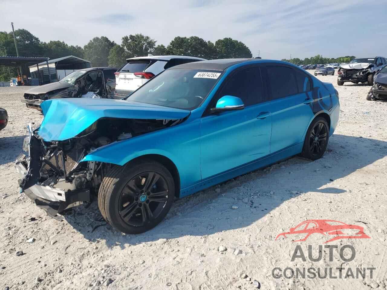 BMW 3 SERIES 2016 - WBA8E9G56GNT47255