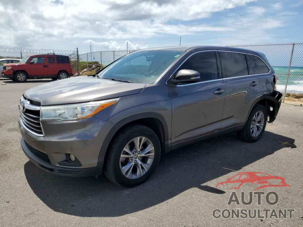 TOYOTA HIGHLANDER 2016 - 5TDZKRFHXGS136484