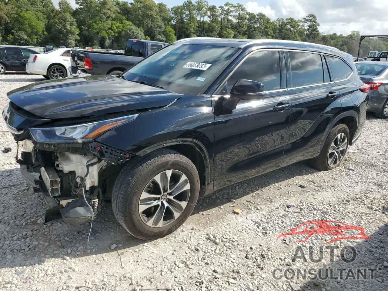 TOYOTA HIGHLANDER 2020 - 5TDGZRAH5LS503487