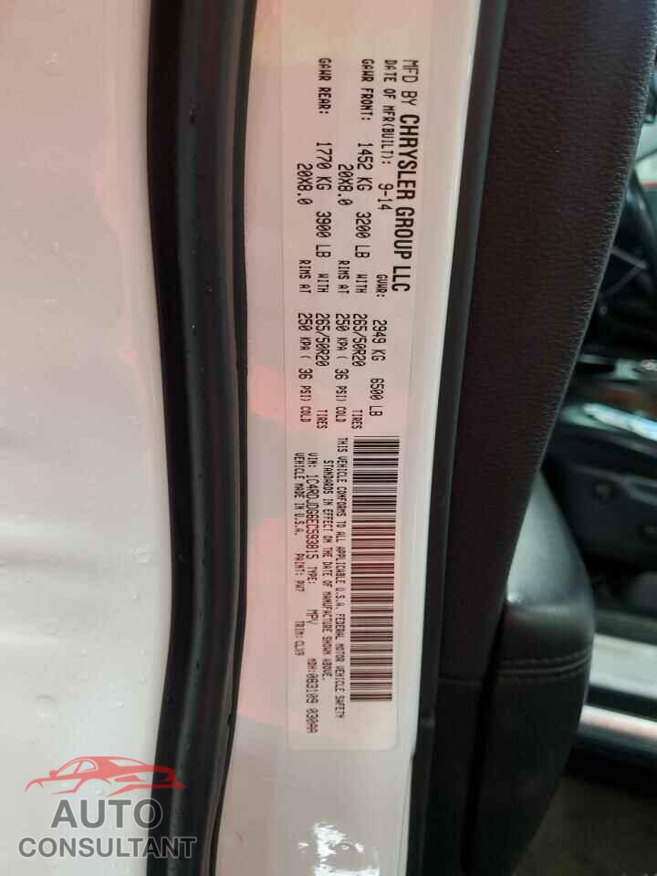 DODGE DURANGO 2014 - 1C4RDJDG6EC593815