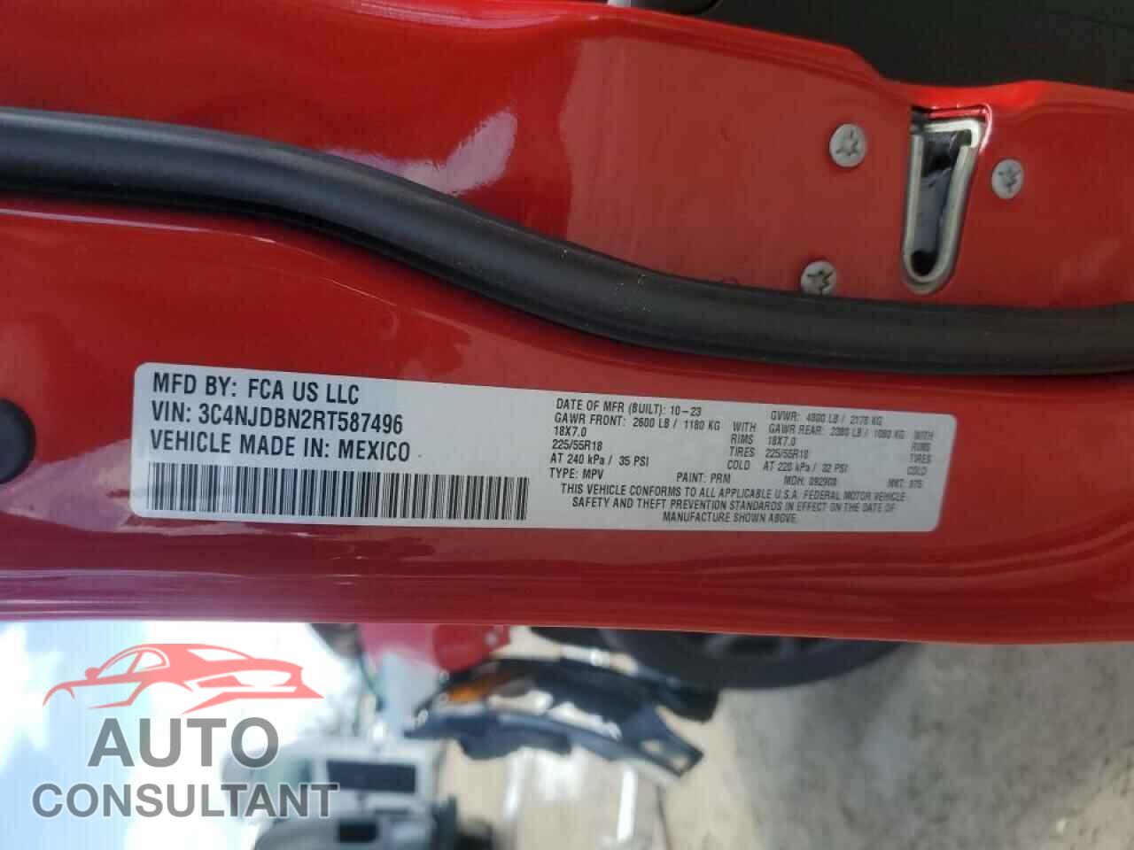 JEEP COMPASS 2024 - 3C4NJDBN2RT587496