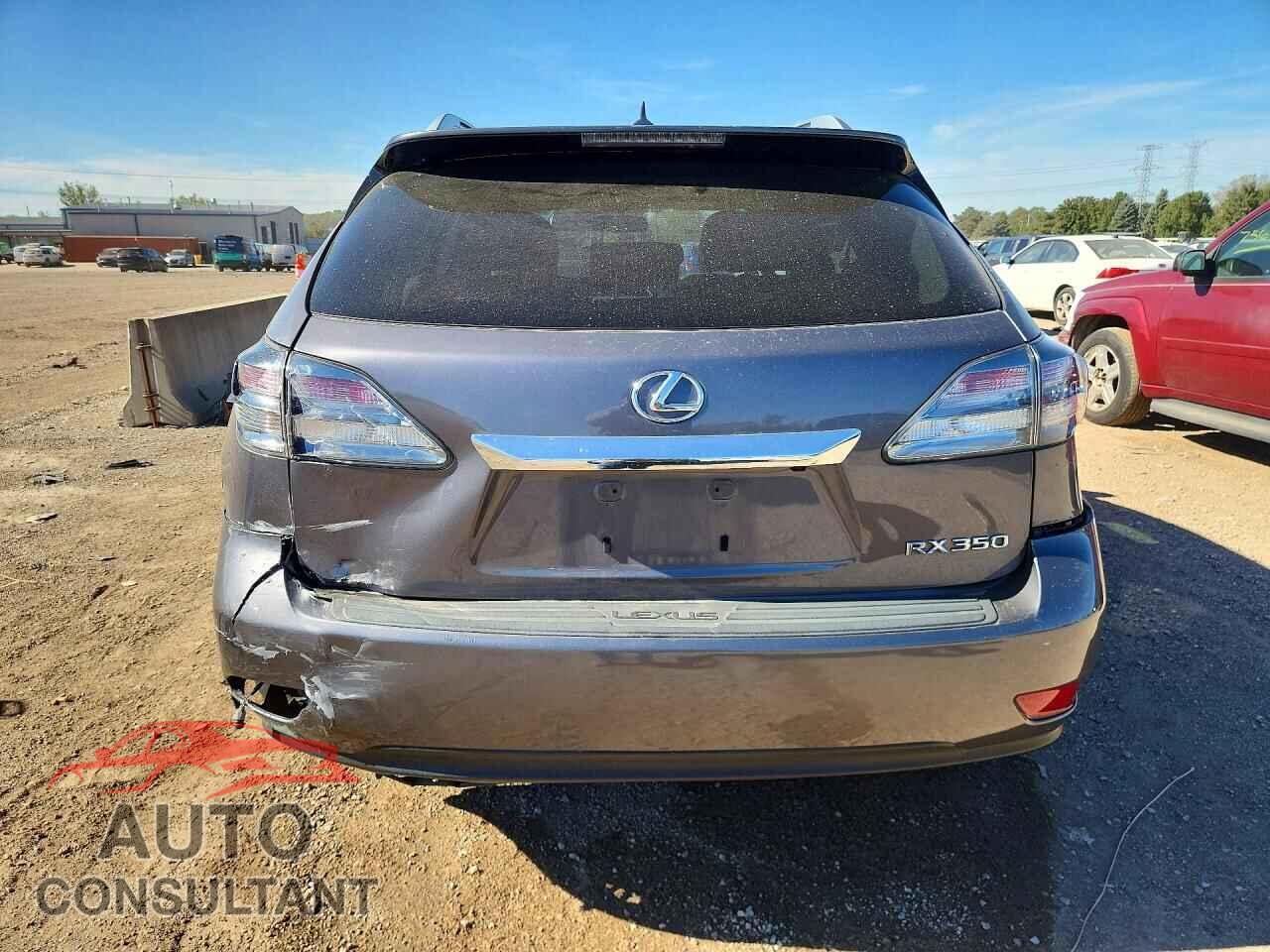 LEXUS RX350 2012 - 2T2BK1BA6CC144589