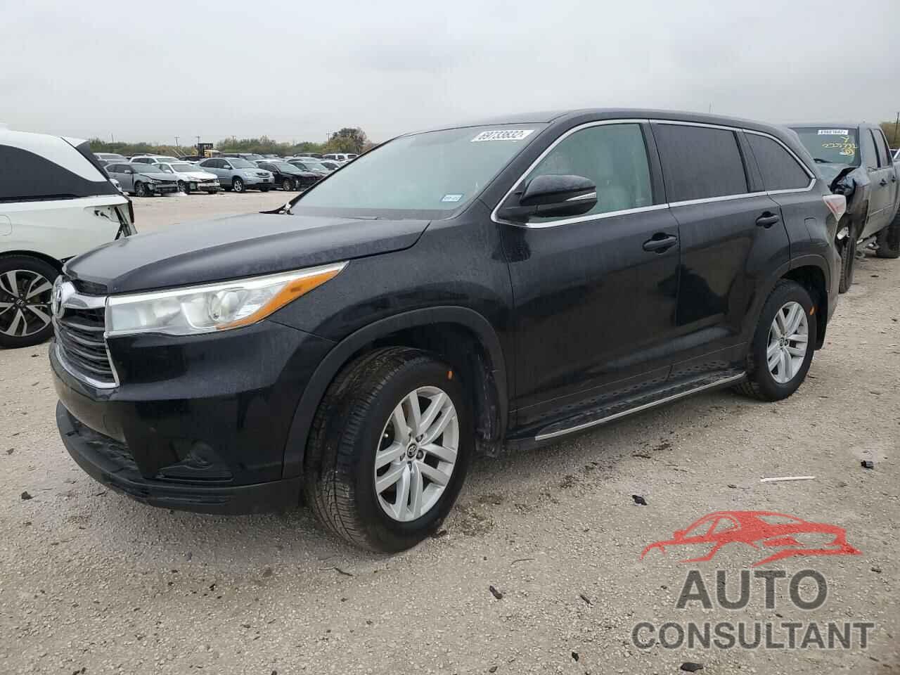 TOYOTA HIGHLANDER 2016 - 5TDZKRFH3GS129585