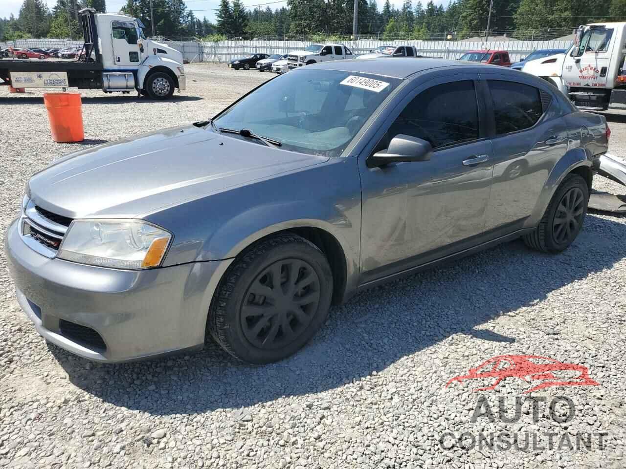 DODGE AVENGER 2012 - 1C3CDZABXCN285856