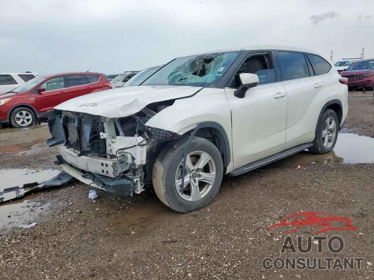 TOYOTA HIGHLANDER 2021 - 5TDCZRAH2MS527584