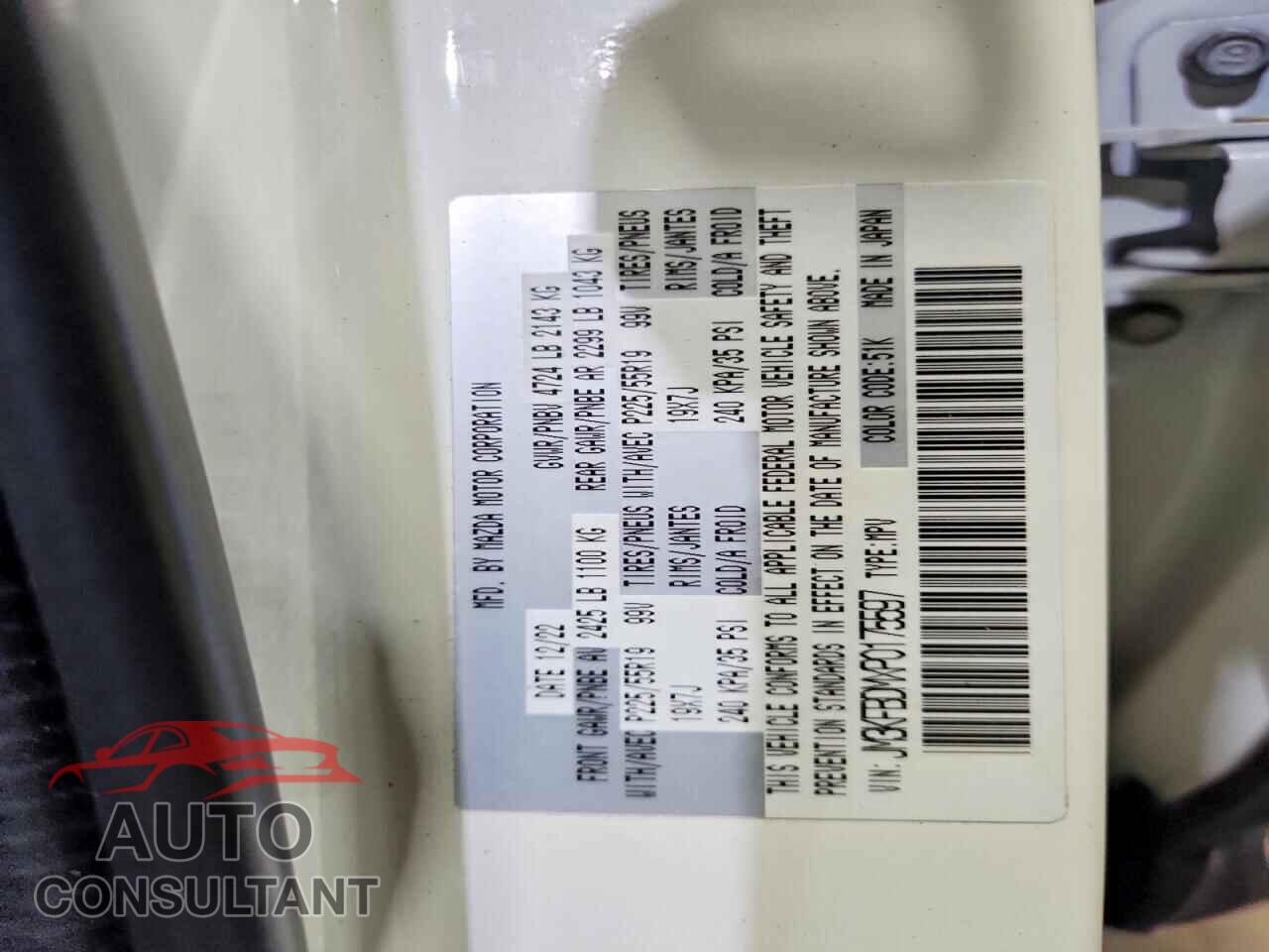 MAZDA CX-5 2023 - JM3KFBDMXP0175597