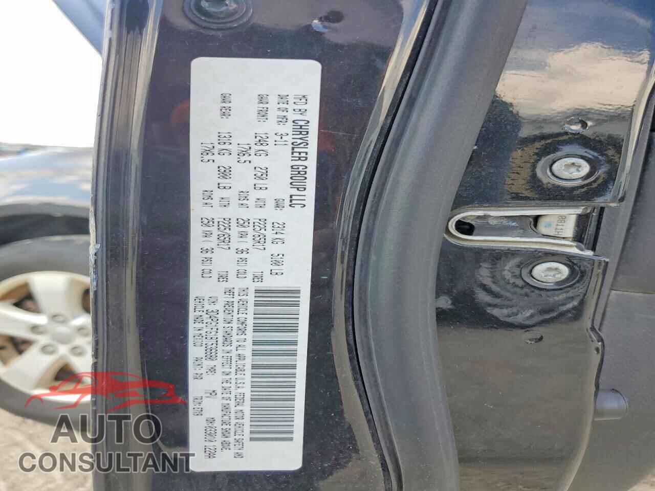 DODGE JOURNEY 2011 - 3D4PG1FG1BT536680