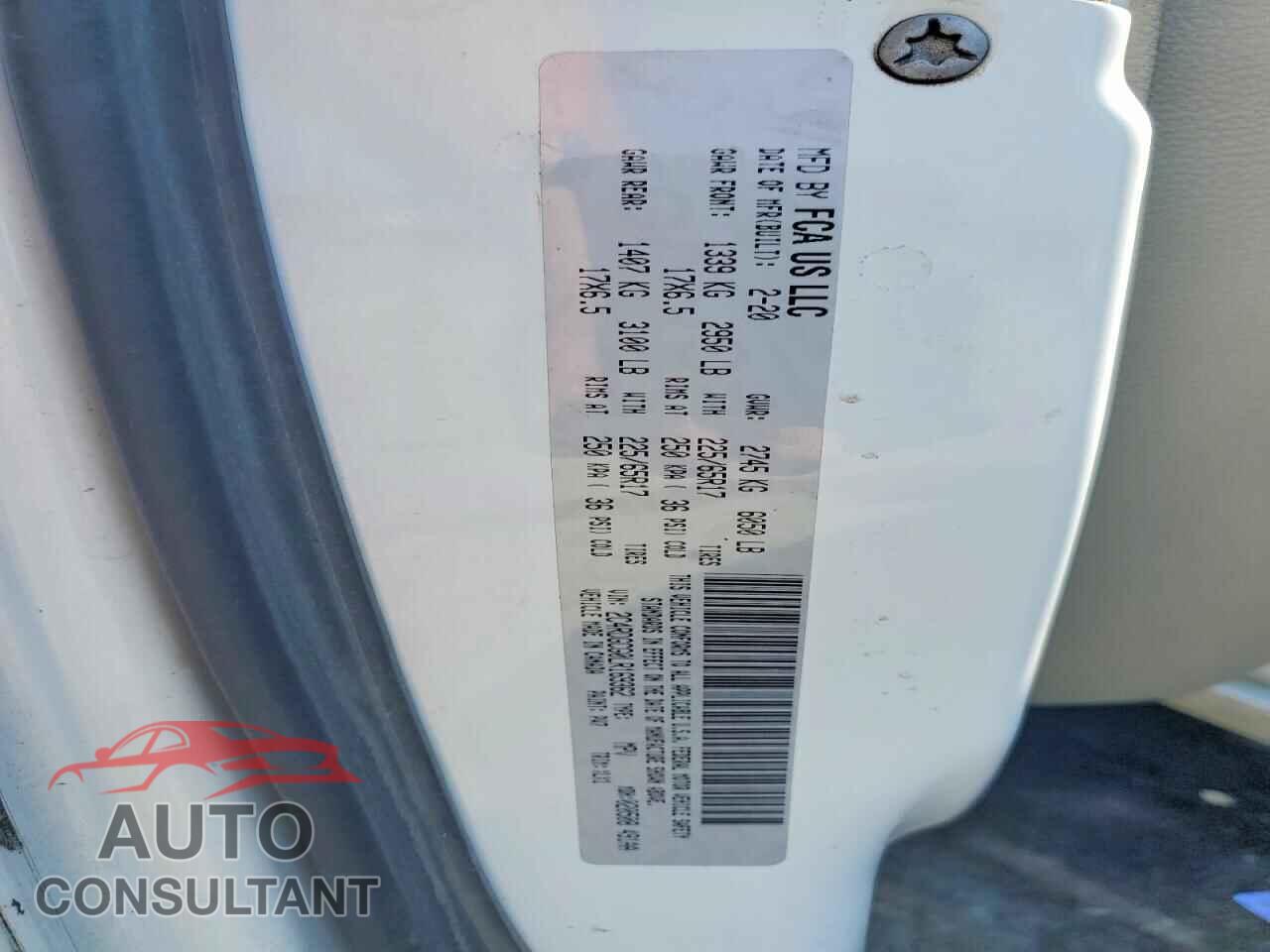 DODGE CARAVAN 2020 - 2T2BK1BA9AC024072